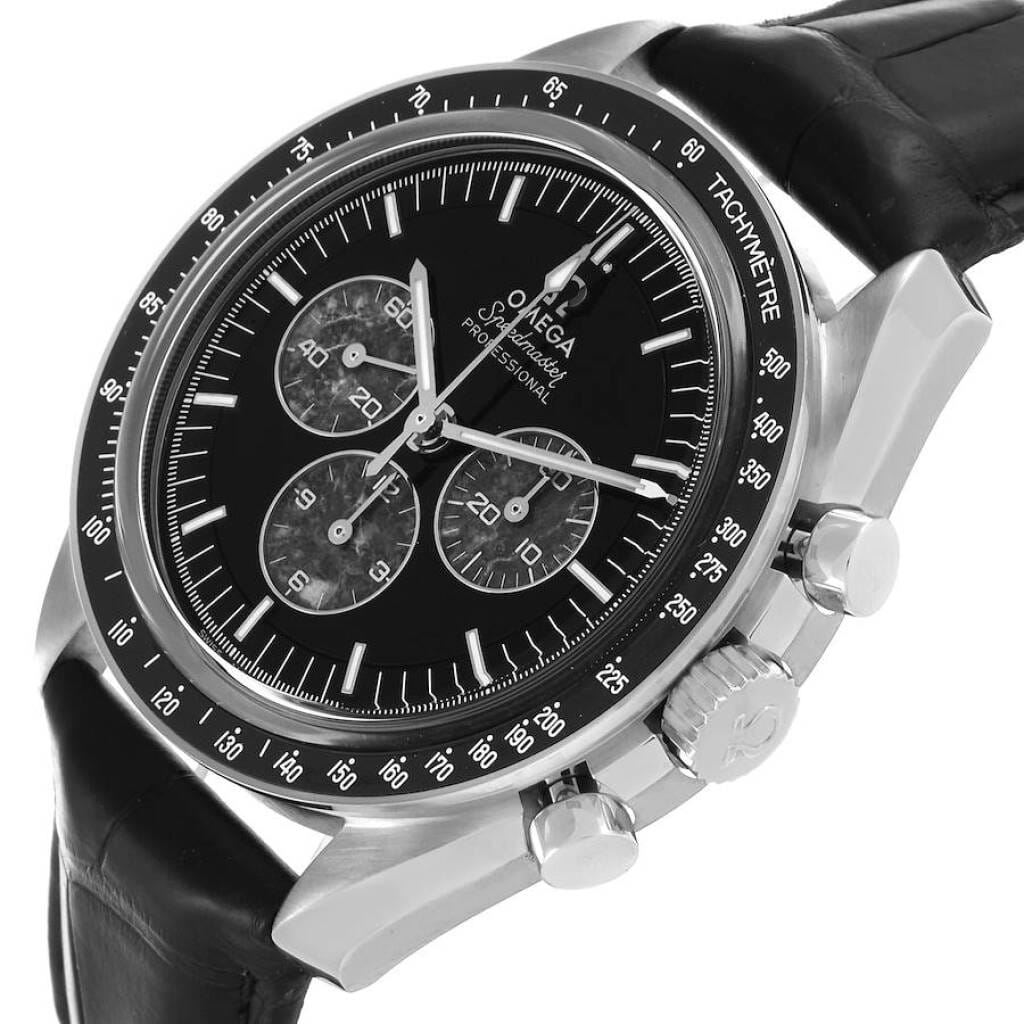 Speedmaster Meteorite Sub Dials (Reference 311.93.42.30.99.001). A 42mm platinum automatic wristwatch with chronograph. 2022