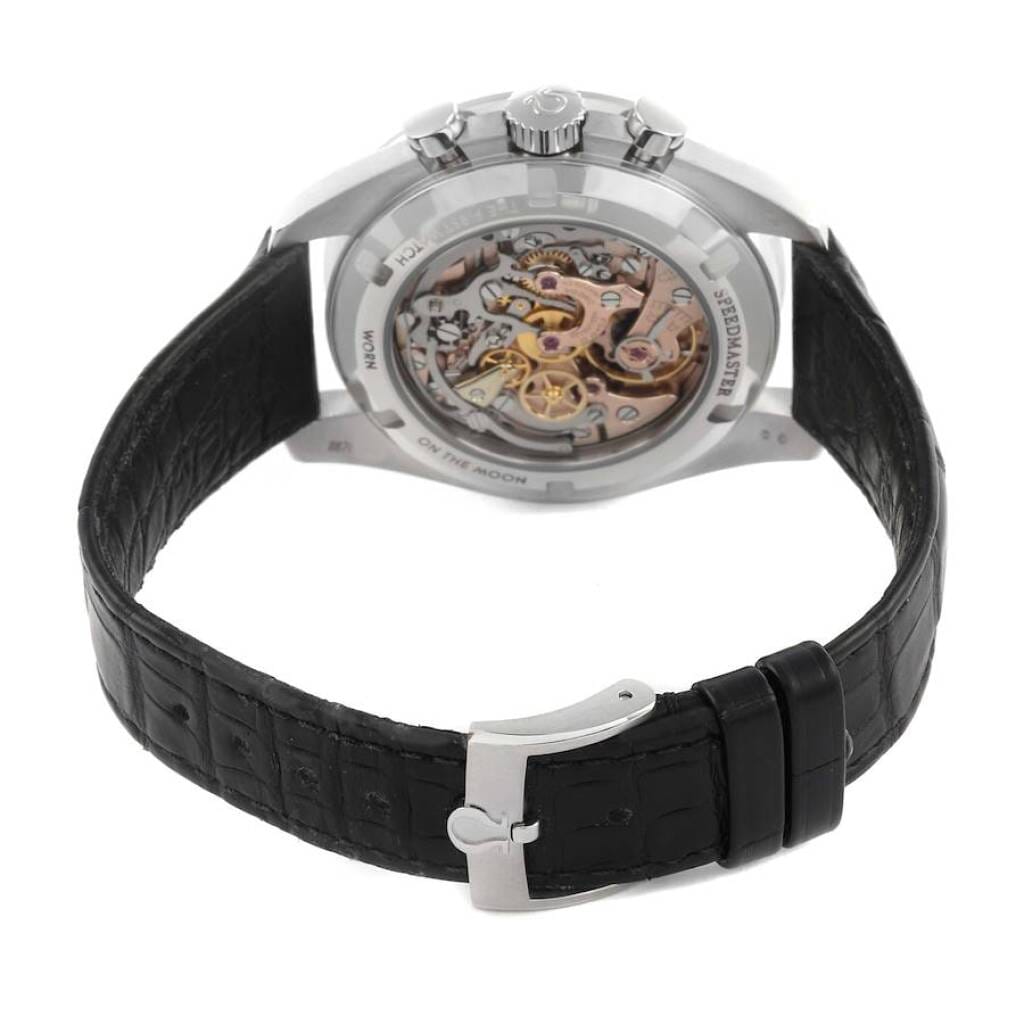 Speedmaster Meteorite Sub Dials (Reference 311.93.42.30.99.001). A 42mm platinum automatic wristwatch with chronograph. 2022