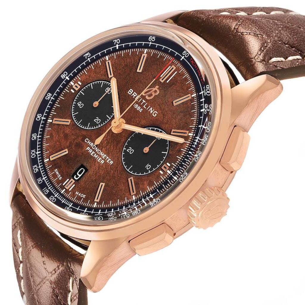 Premier B01 Bentley Centenary Limited Edition (Reference RB0118). A 42mm rose gold automatic wristwatch with date and chronograph. 2021