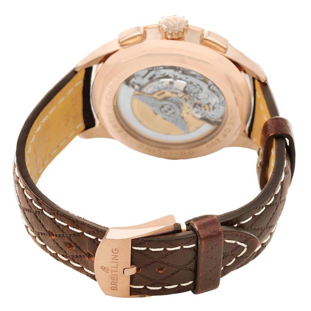 Premier B01 Bentley Centenary Limited Edition (Reference RB0118). A 42mm rose gold automatic wristwatch with date and chronograph. 2021