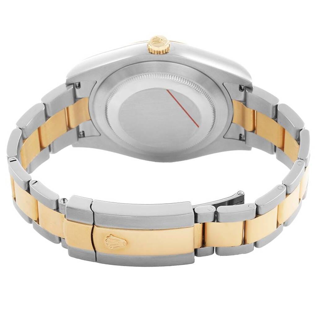 Datejust (Reference 116333). A 41mm yellow gold stainless steel diamond-set automatic wristwatch with date. 2015