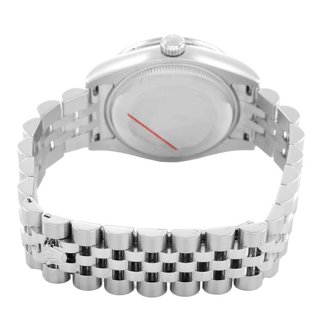 Datejust (Reference 178384). A 31mm white gold stainless steel diamond-set automatic wristwatch with date. 2019