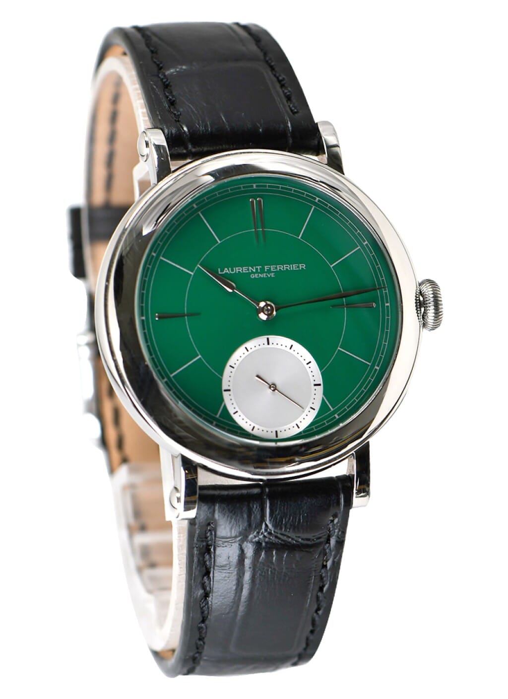 Galet Micro-Rotor Montre Ecole (Reference LCF024.AC.BRG.1). A 40mm stainless steel automatic wristwatch. 2018