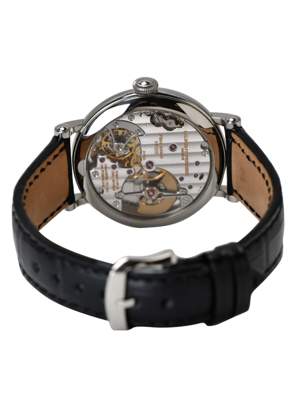 Galet Micro-Rotor Montre Ecole (Reference LCF024.AC.BRG.1). A 40mm stainless steel automatic wristwatch. 2018