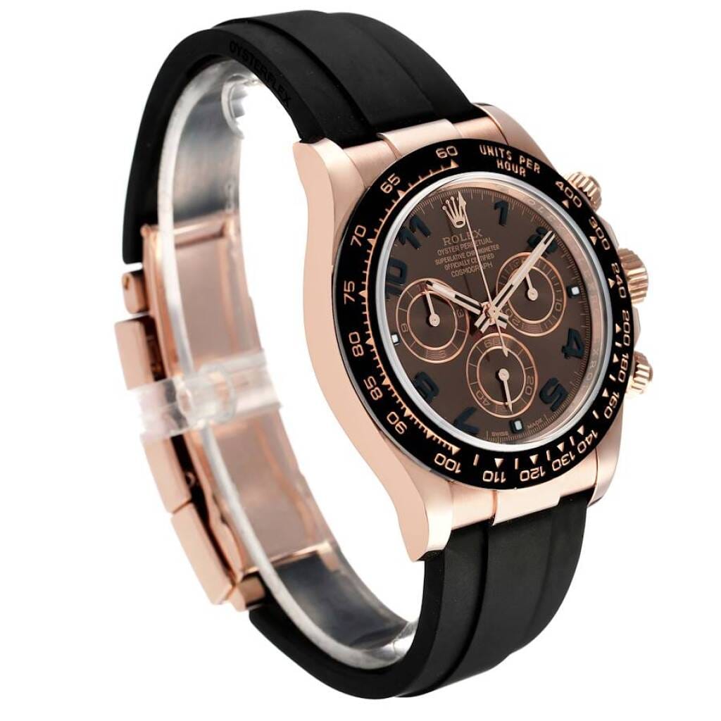 Cosmograph Daytona (Reference 116515LN). A 40mm rose gold automatic wristwatch with chronograph. 2019