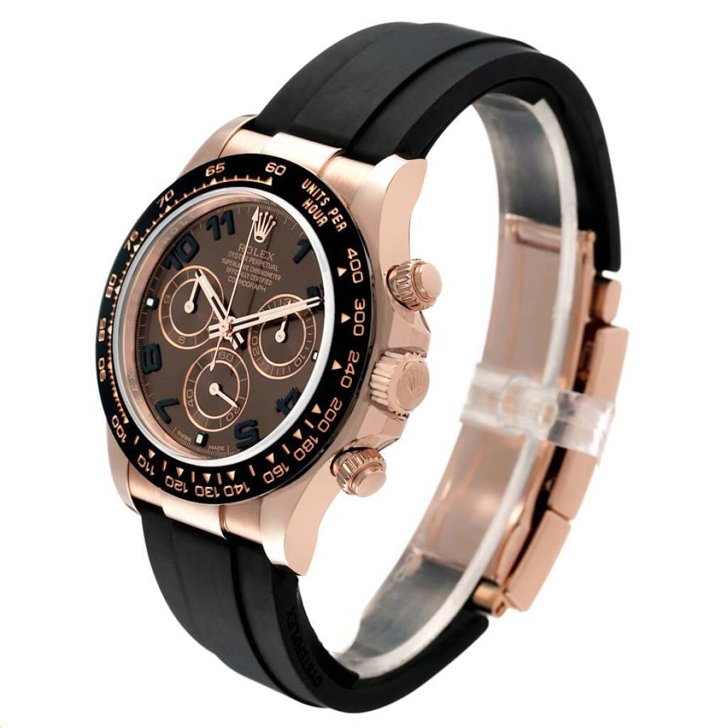 Cosmograph Daytona (Reference 116515LN). A 40mm rose gold automatic wristwatch with chronograph. 2019