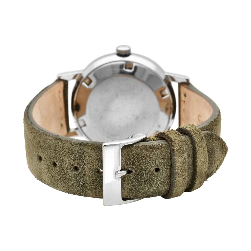 Calatrava (Reference 3466). A stainless steel automatic wristwatch. Circa 1965