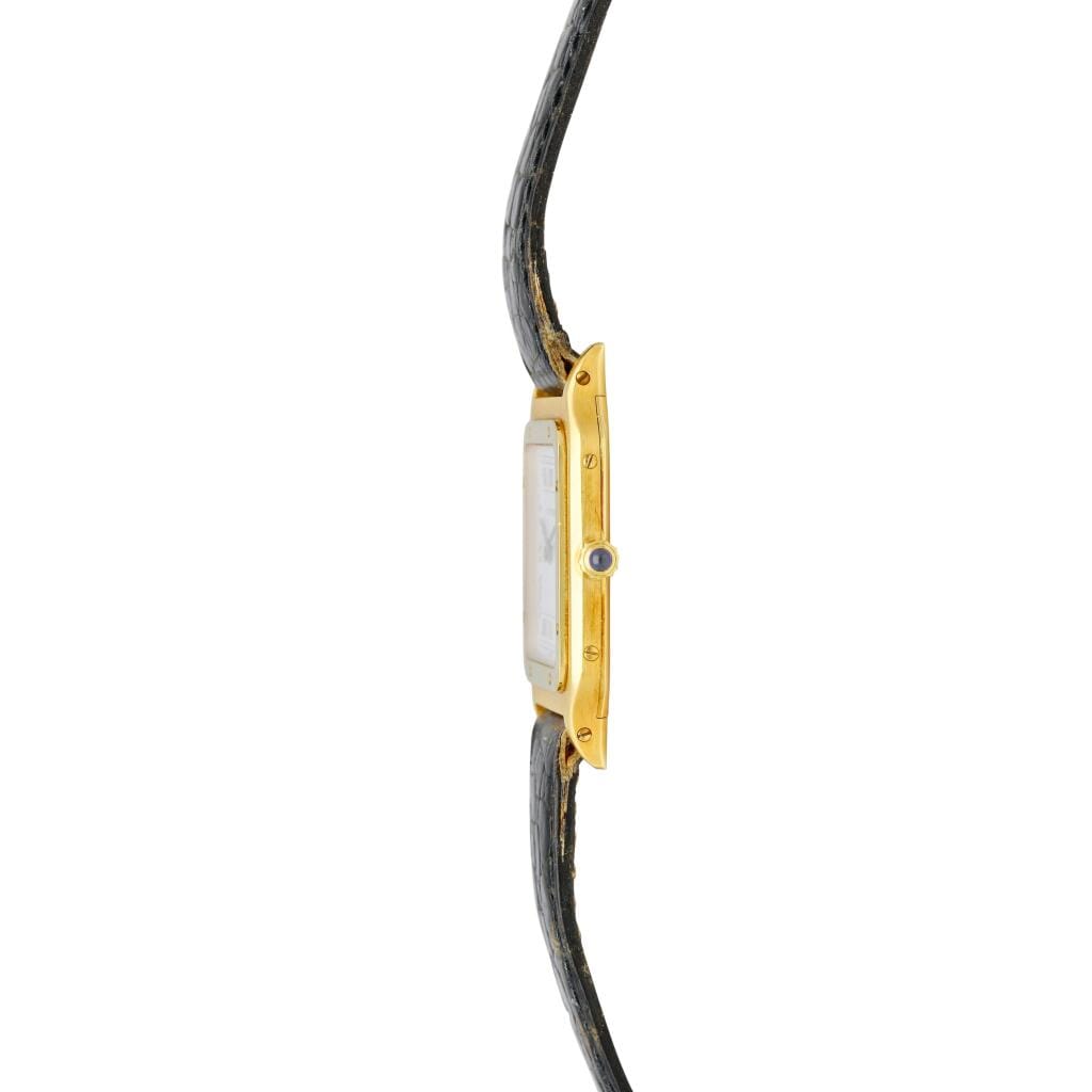 Santos (Reference 96061). A yellow gold mechanical wristwatch, Circa 1990