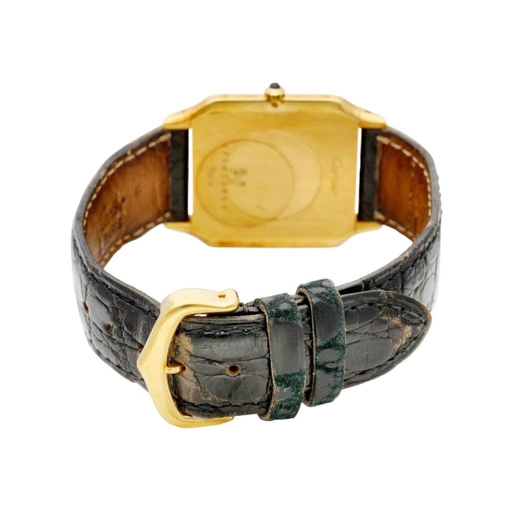 Santos (Reference 96061). A yellow gold mechanical wristwatch, Circa 1990