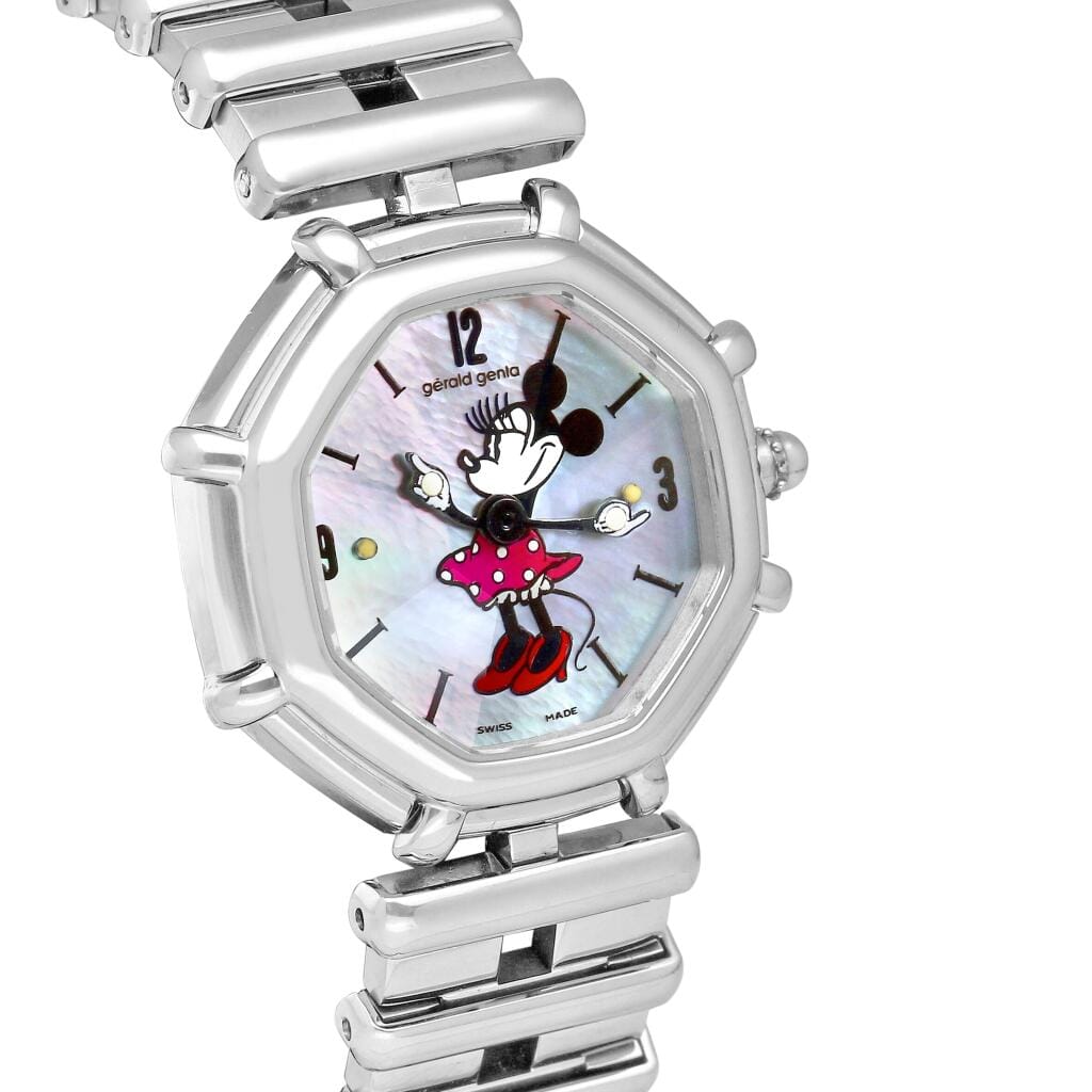 (Reference G.3491.7). A stainless steel quartz wristwatch with mother-of-pearl dial. Circa 1990