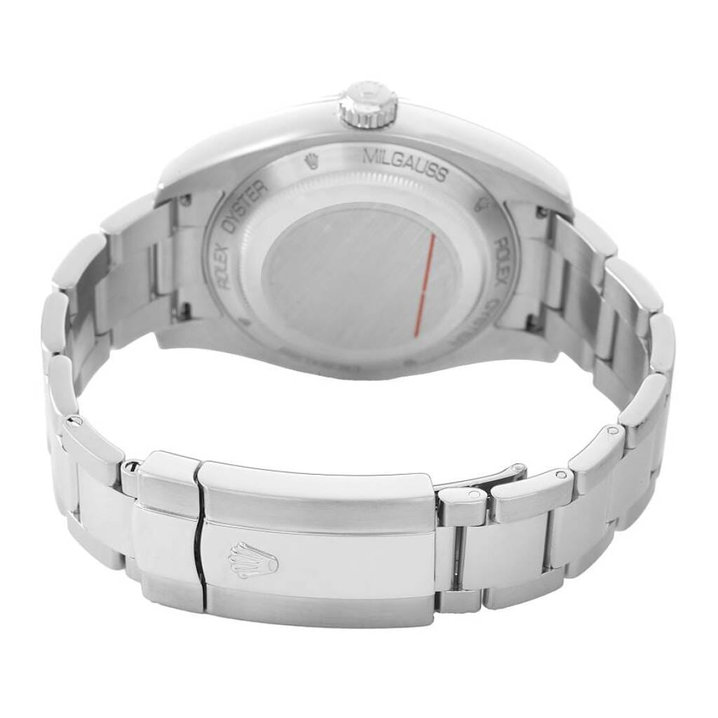Milgauss (Reference 116400GV). A 40mm stainless steel automatic wristwatch. 2009