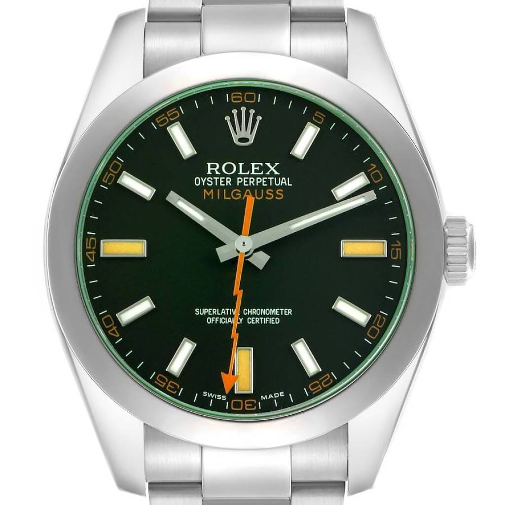 Milgauss (Reference 116400GV). A 40mm stainless steel automatic wristwatch. 2013