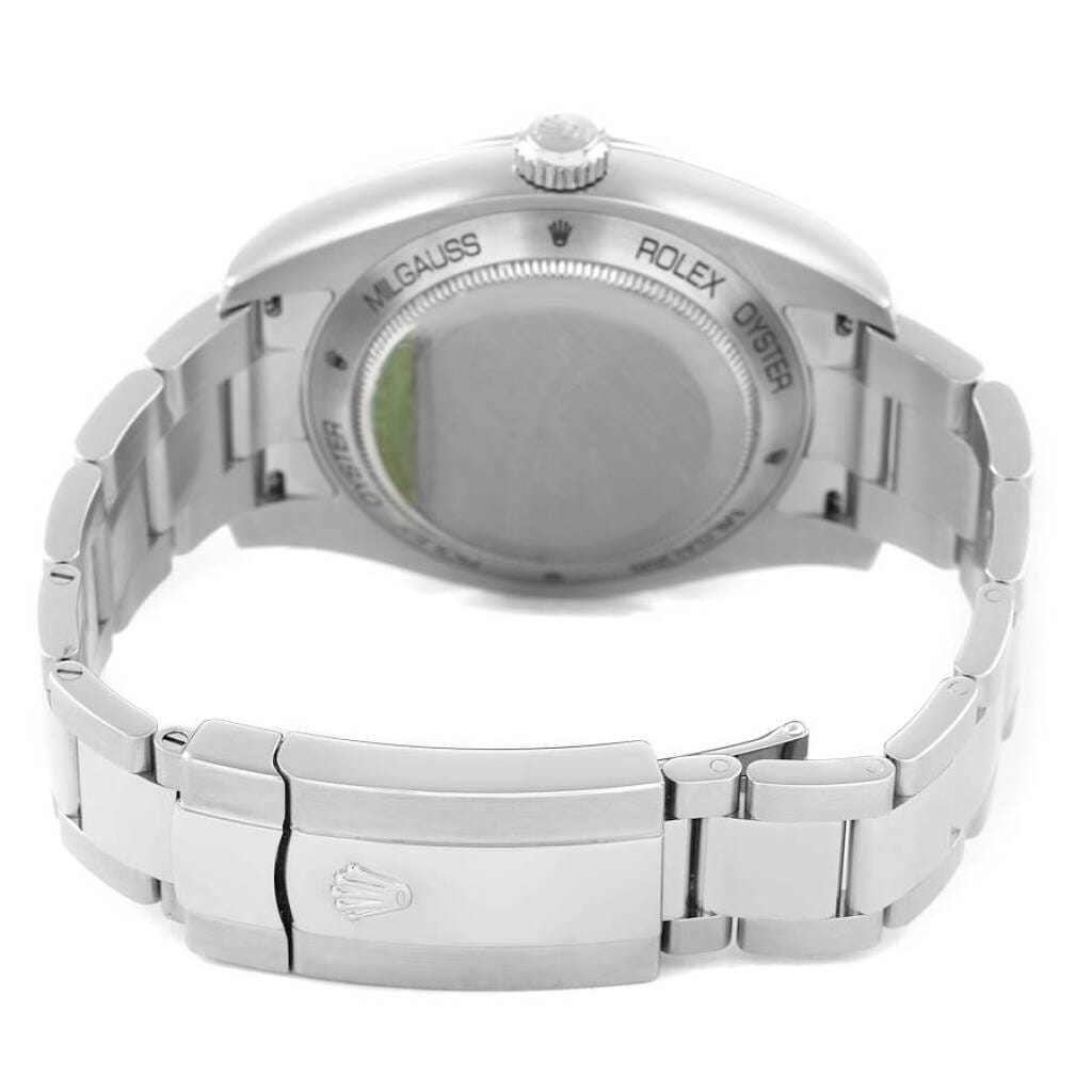 Milgauss (Reference 116400GV). A 40mm stainless steel automatic wristwatch. 2013