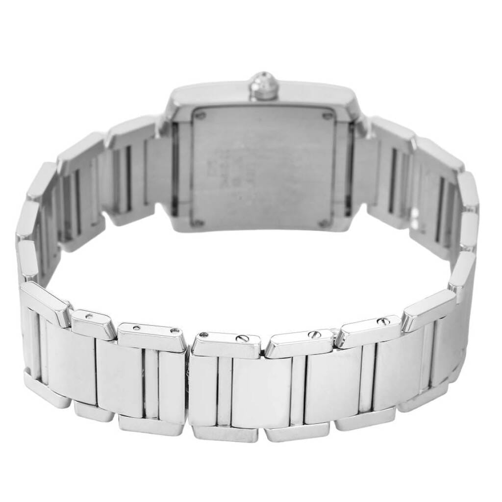 Tank Francaise (Reference WE1019S3). A 25mm white gold diamond-set quartz wristwatch. 2000