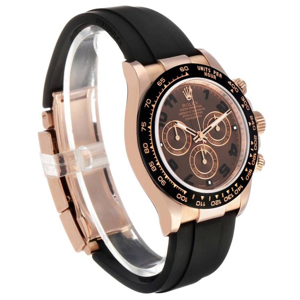 Cosmograph Daytona (Reference 116515LN). A 40mm rose gold automatic wristwatch with chronograph. 2019