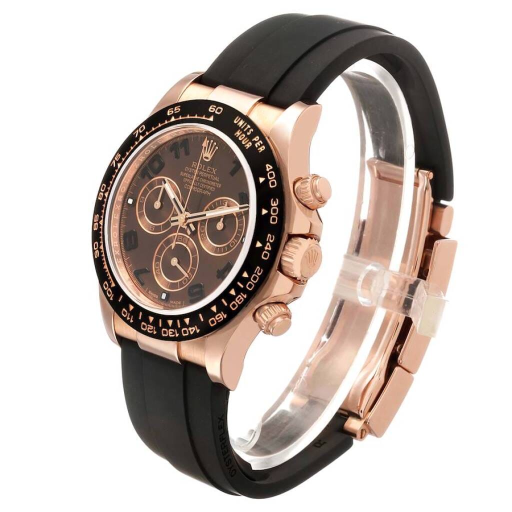 Cosmograph Daytona (Reference 116515LN). A 40mm rose gold automatic wristwatch with chronograph. 2019