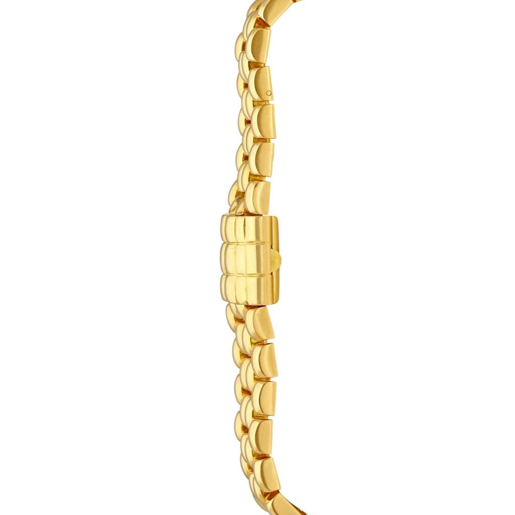 Rolex. A yellow gold manual wind bracelet watch with concealed dial. Circa 1948