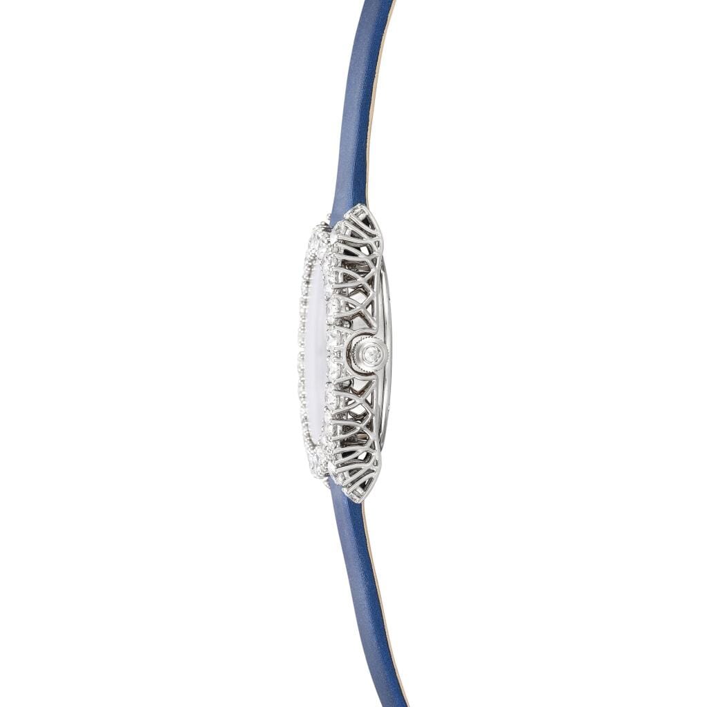 L'Heure du Diamant (Reference 139419-1401). A white gold and diamond-set automatic wristwatch with mother-of-pearl dial. Circa 2024