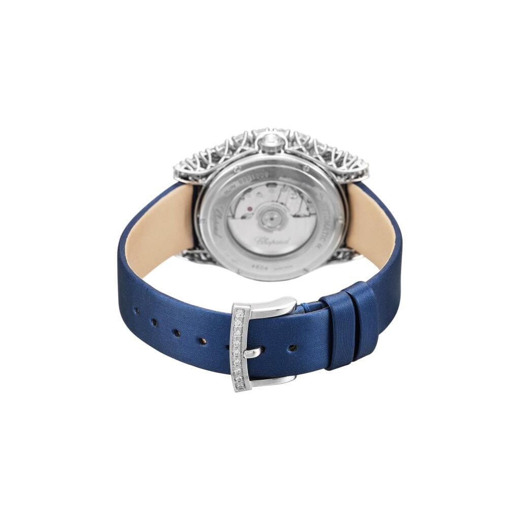 L'Heure du Diamant (Reference 139419-1401). A white gold and diamond-set automatic wristwatch with mother-of-pearl dial. Circa 2024