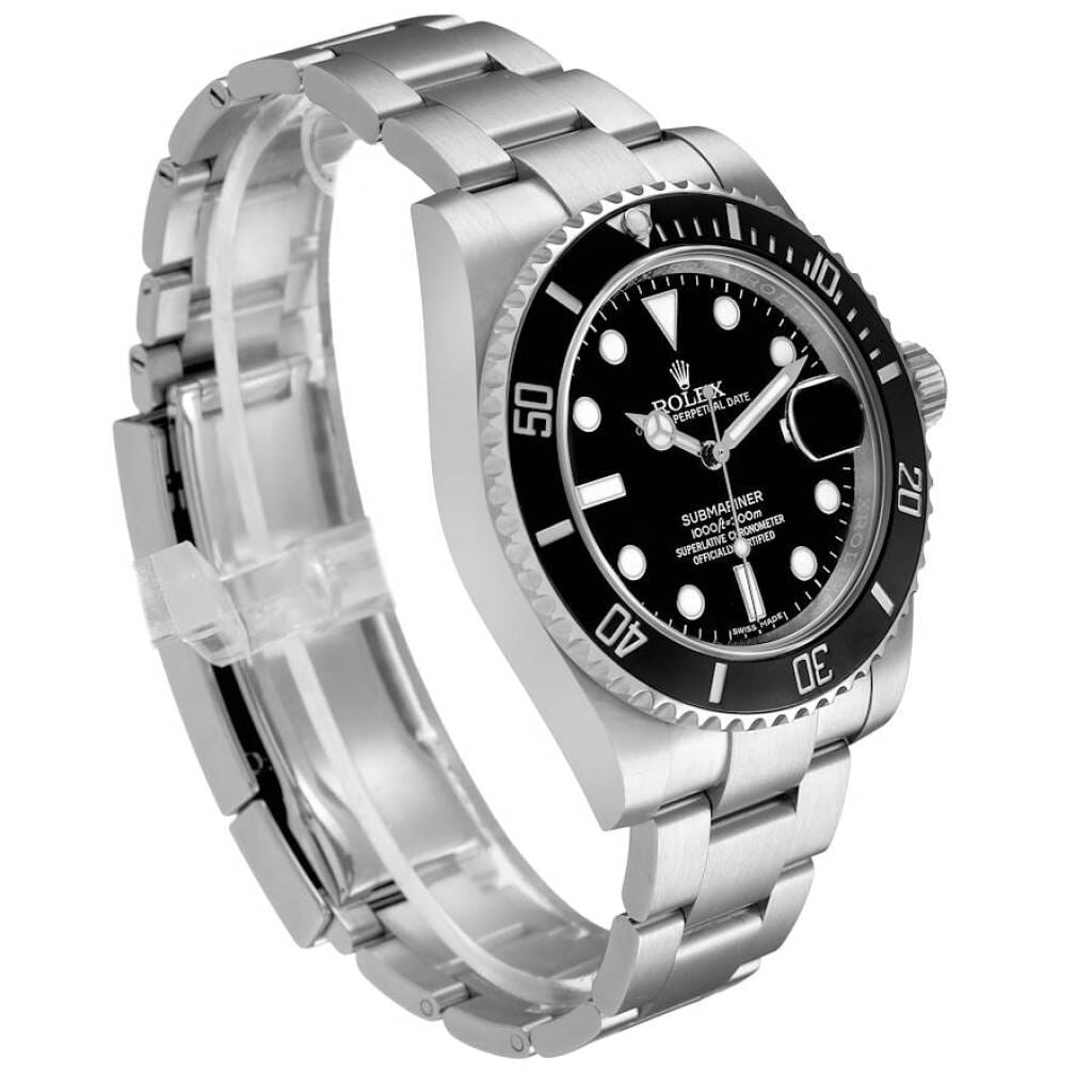 Submariner (Reference 116610LN). A 40mm stainless steel automatic wristwatch with date. 2015