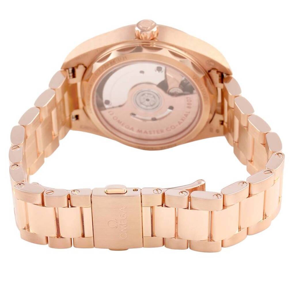 Aqua Terra (Reference 220.55.34.20.99.001). A 34mm rose gold & diamond ruby-set automatic wristwatch. 2023
