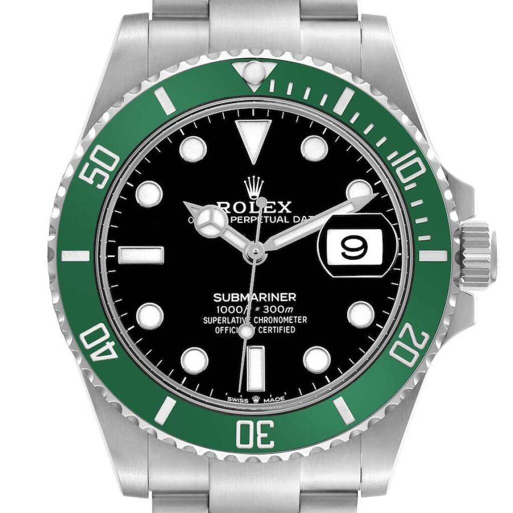 Submariner 'Starbucks' (Reference 126610LV). A 41mm stainless steel automatic wristwatch with date. 2021
