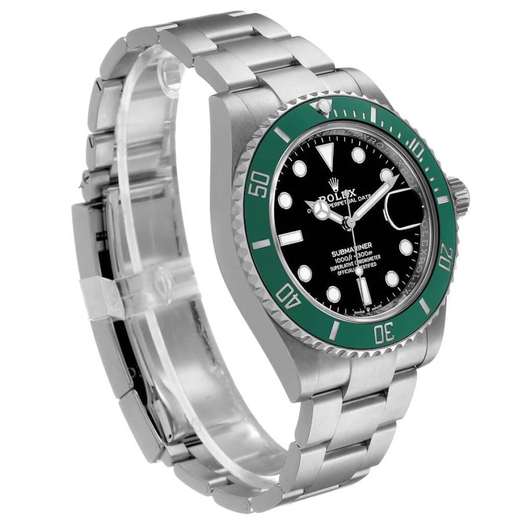 Submariner 'Starbucks' (Reference 126610LV). A 41mm stainless steel automatic wristwatch with date. 2021