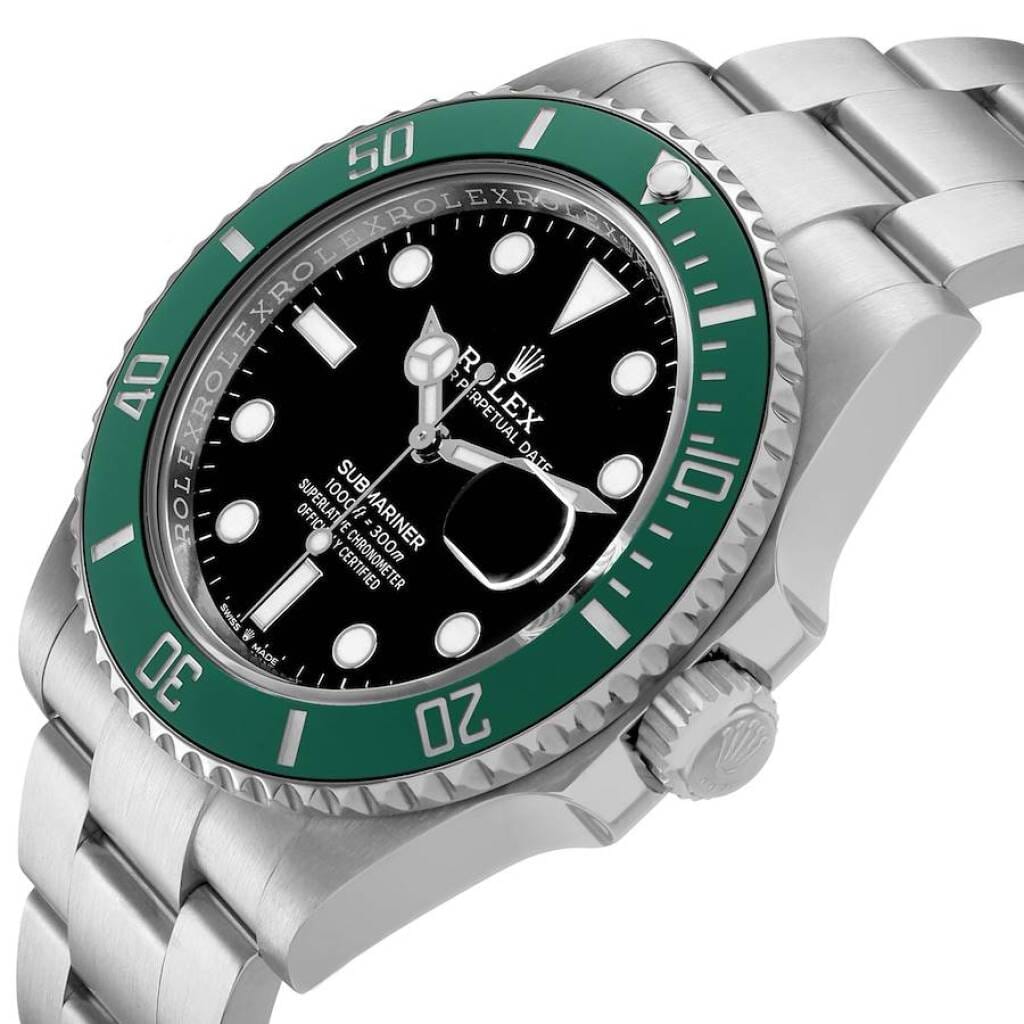 Submariner 'Starbucks' (Reference 126610LV). A 41mm stainless steel automatic wristwatch with date. 2021