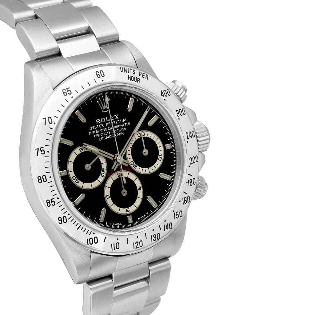 Cosmograph Daytona (Reference 16520). A 40mm stainless steel automatic wristwatch with chronograph. 1999