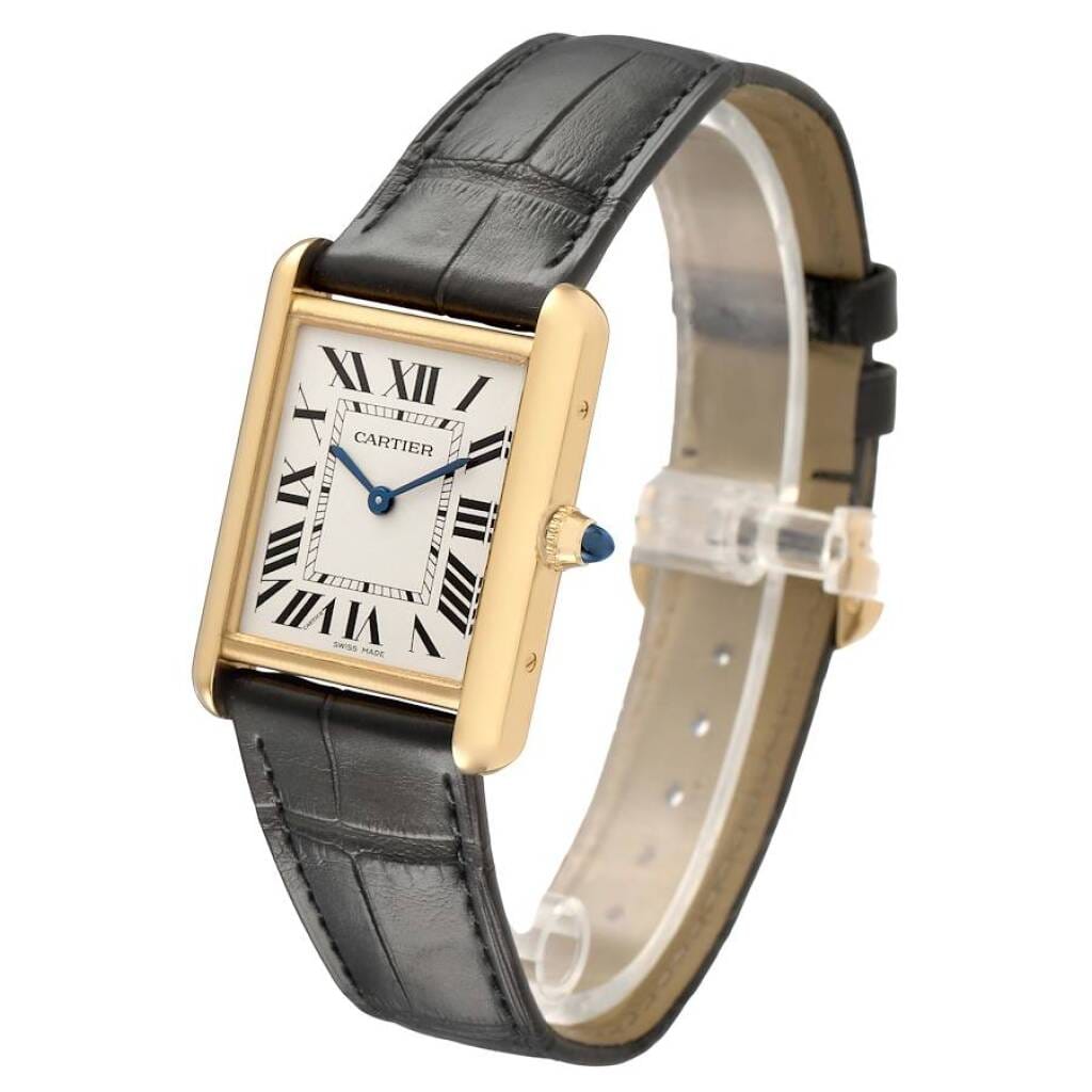 Tank Louis Medium (Reference WGTA0067). A 33.7mm yellow gold quartz wristwatch.