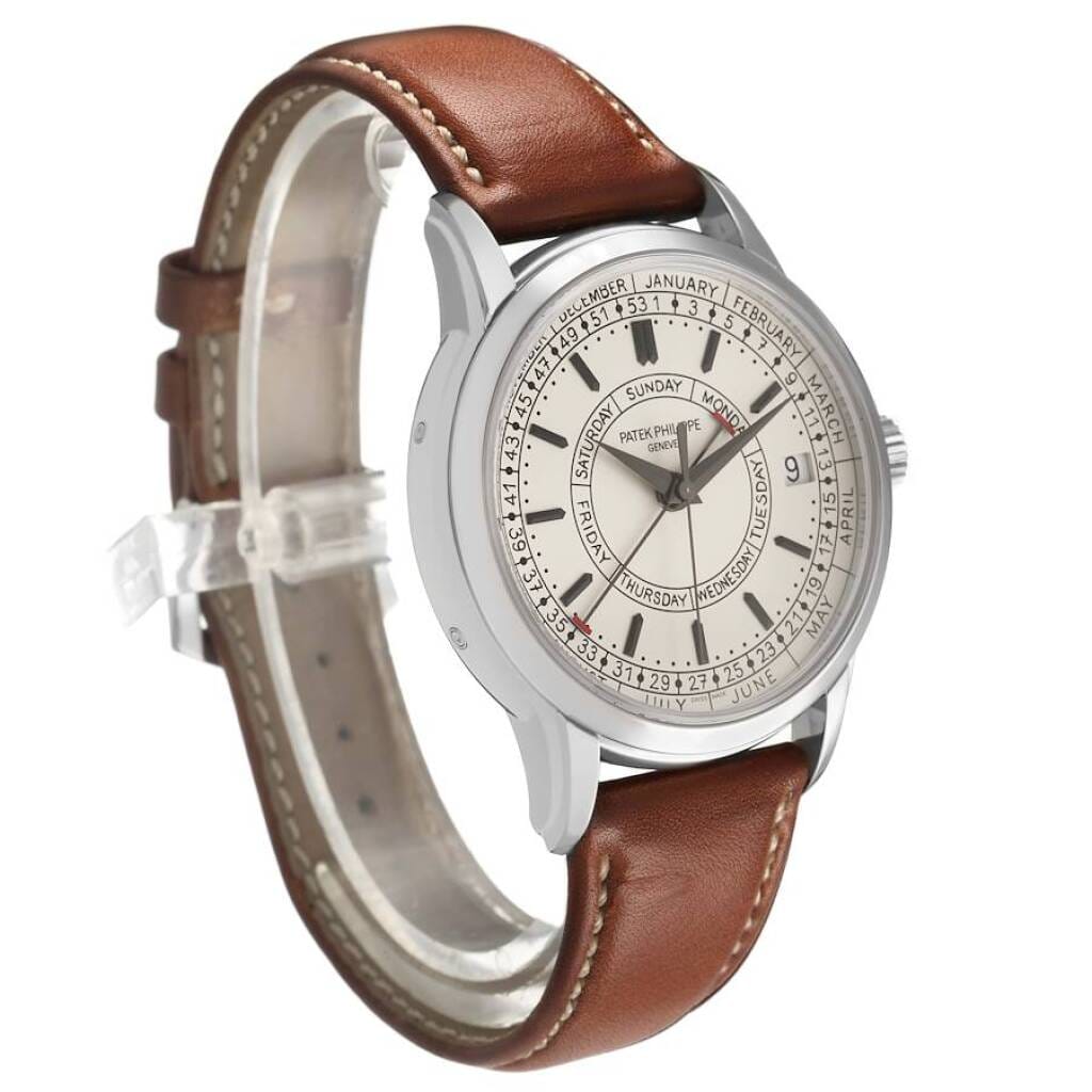 Complications 'Weekly Calendar' (Reference 5212A-001). A 40mm stainless steel automatic wristwatch with date, day, weekly, and month