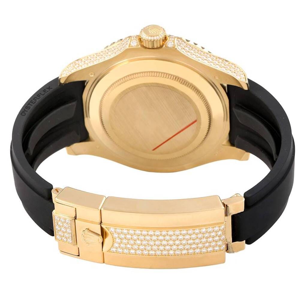 Yacht-Master (Reference 226668TBR). A 42mm yellow gold diamond-set automatic wristwatch. 2024