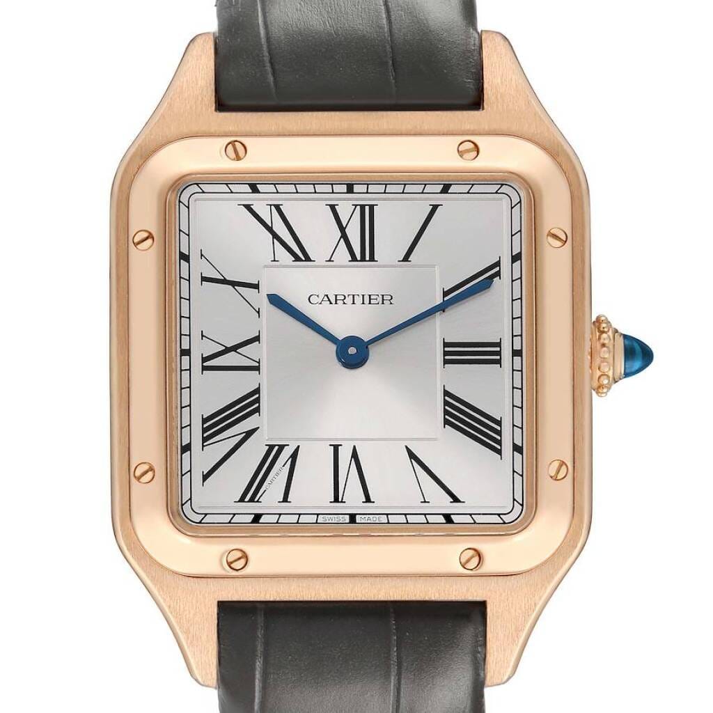 Dumont Large (Reference WGSA0021). A 43.5mm rose gold quartz wristwatch. 2019