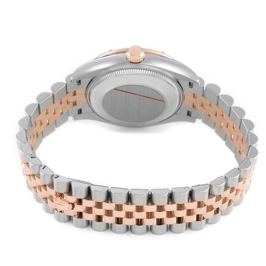 Datejust (Reference 278341RBR). A 31mm rose gold stainless steel diamond-set automatic wristwatch with date. 2021