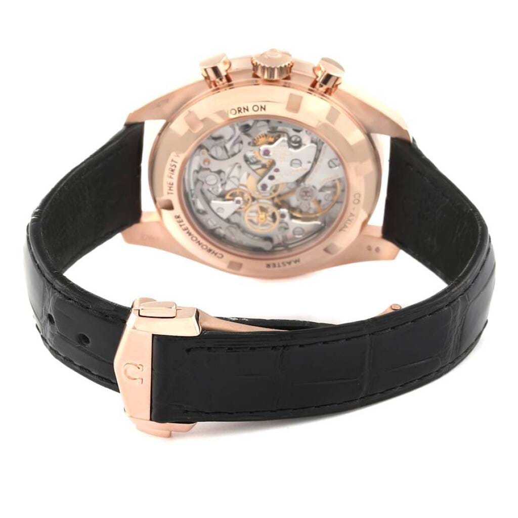 Speedmaster (Reference 310.63.42.50.01.001). A 42mm rose gold manual wind wristwatch with chronograph. 2022