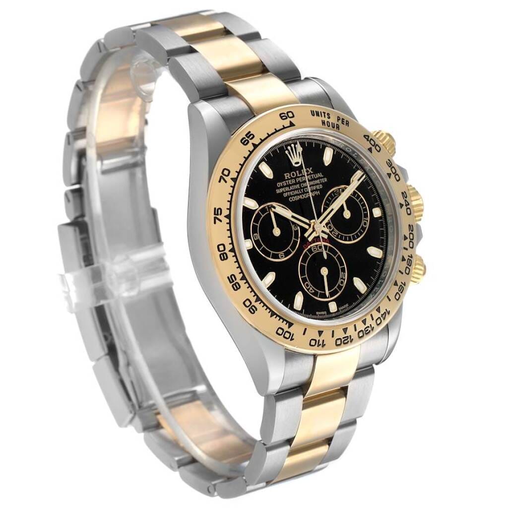 Cosmograph Daytona (Reference 116503). A 40mm yellow gold stainless steel automatic wristwatch with chronograph. 2019