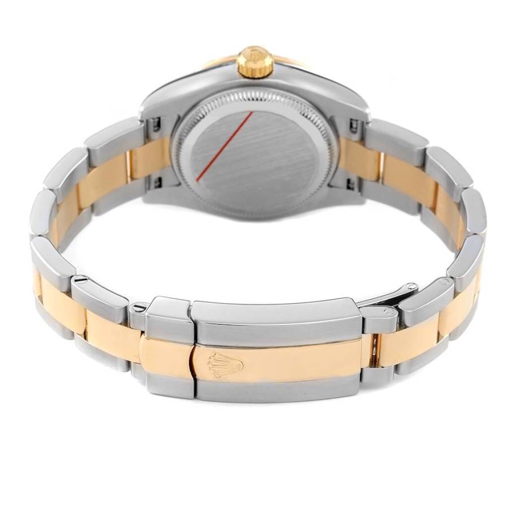Datejust (Reference 179313). A 26mm yellow gold stainless steel diamond-set automatic wristwatch with date. 2005-2006