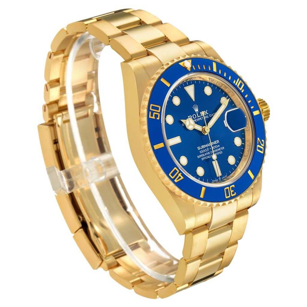 Submariner (Reference 126618LB). A 41mm yellow gold automatic wristwatch with date. 2025