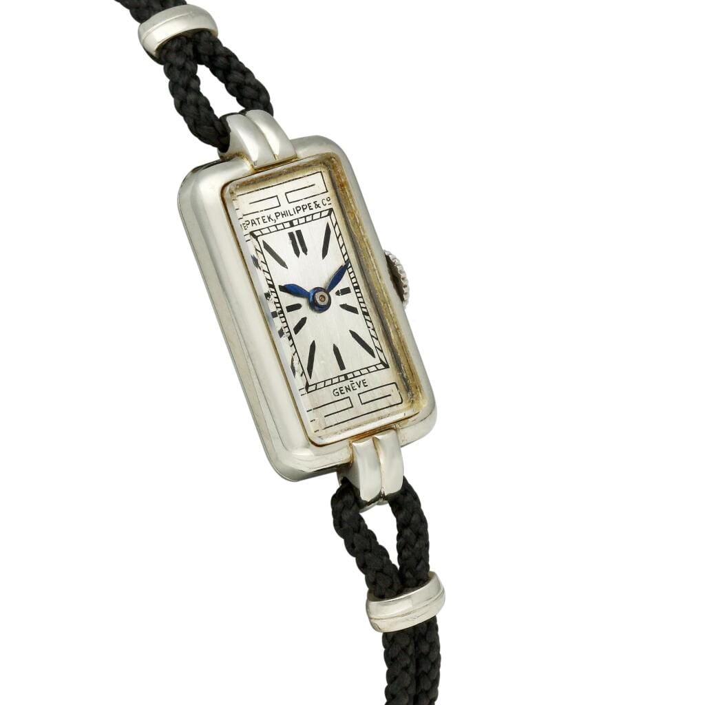 Patek Philippe & Co. A white gold manual wind wristwatch. Circa 1933