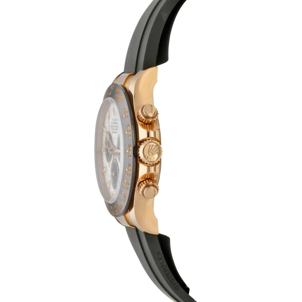 Cosmograph Daytona Meteorite Dial (Reference 116515LN). A 40mm rose gold automatic wristwatch with chronograph. 2022