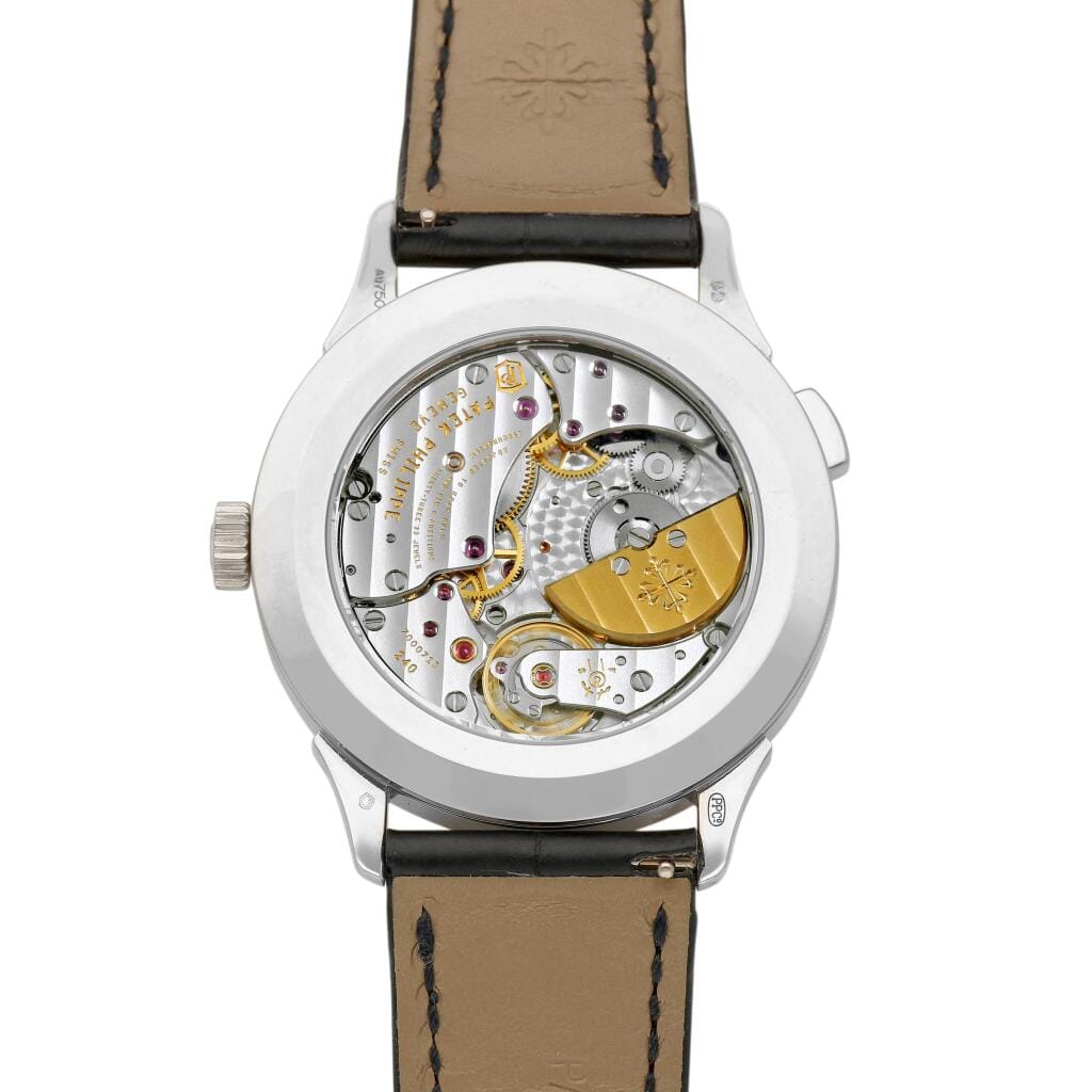 Complications (Reference 5230G-0001). A 39mm white gold automatic wristwatch with world time. 2016