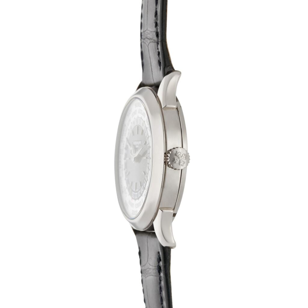 Complications (Reference 5230G-0001). A 39mm white gold automatic wristwatch with world time. 2016