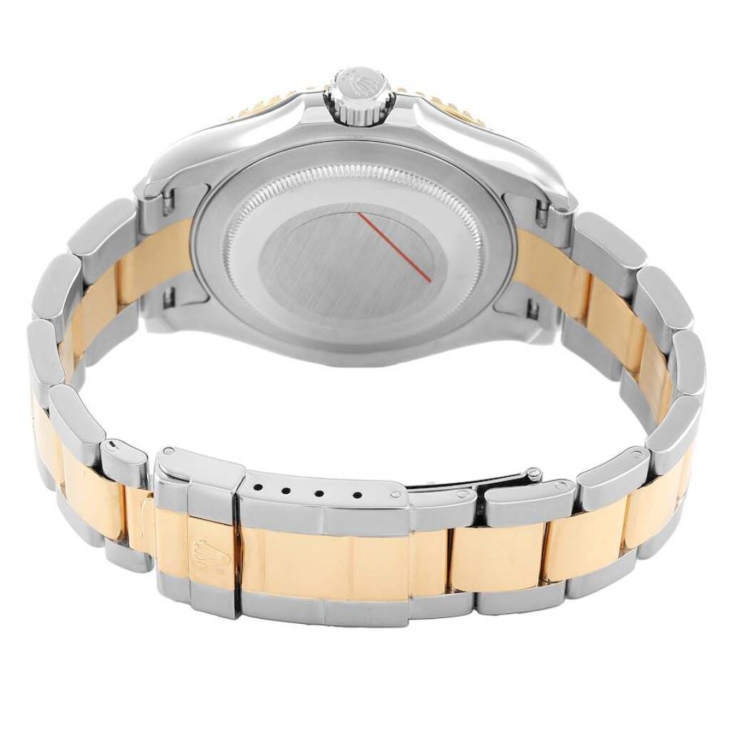 Yacht-Master (Reference 16623). A 40mm yellow gold stainless steel automatic wristwatch with date. 2005-2006