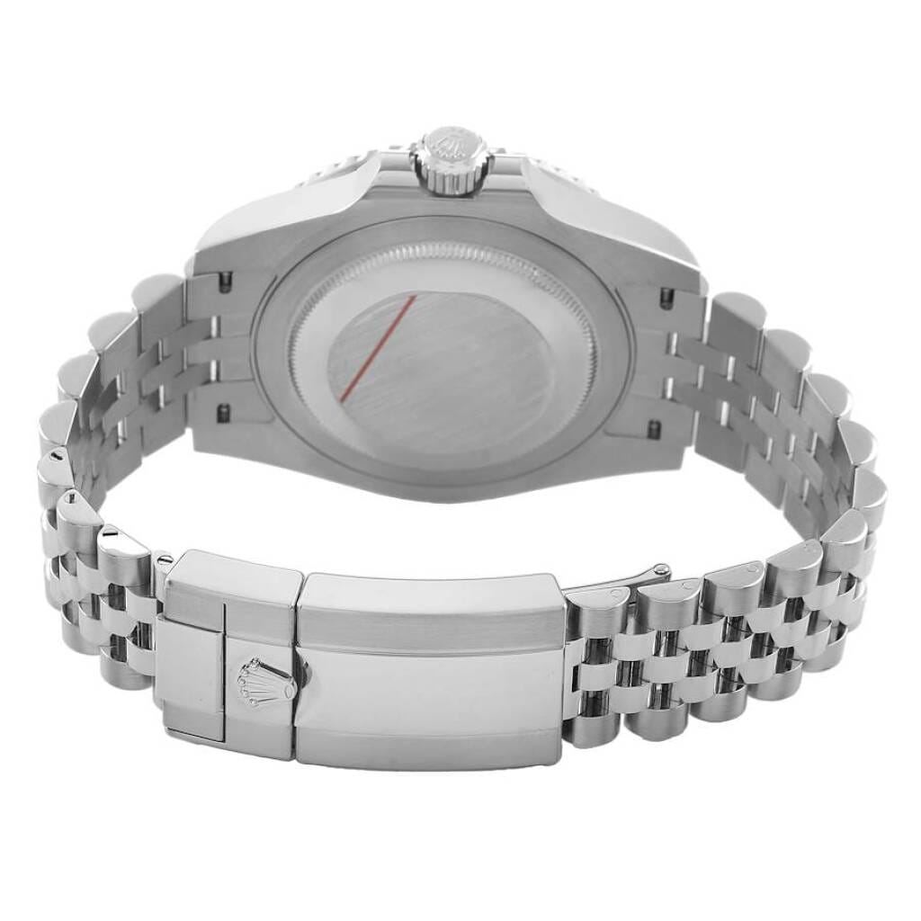 GMT-Master II 'Batgirl' (Reference 126710BLNR). A 40mm stainless steel automatic wristwatch with date and dual time.
