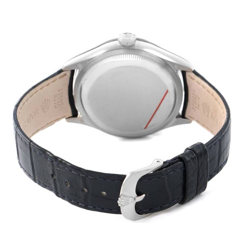 Cellini (Reference 50519). A 39mm white gold automatic wristwatch with date. 2018