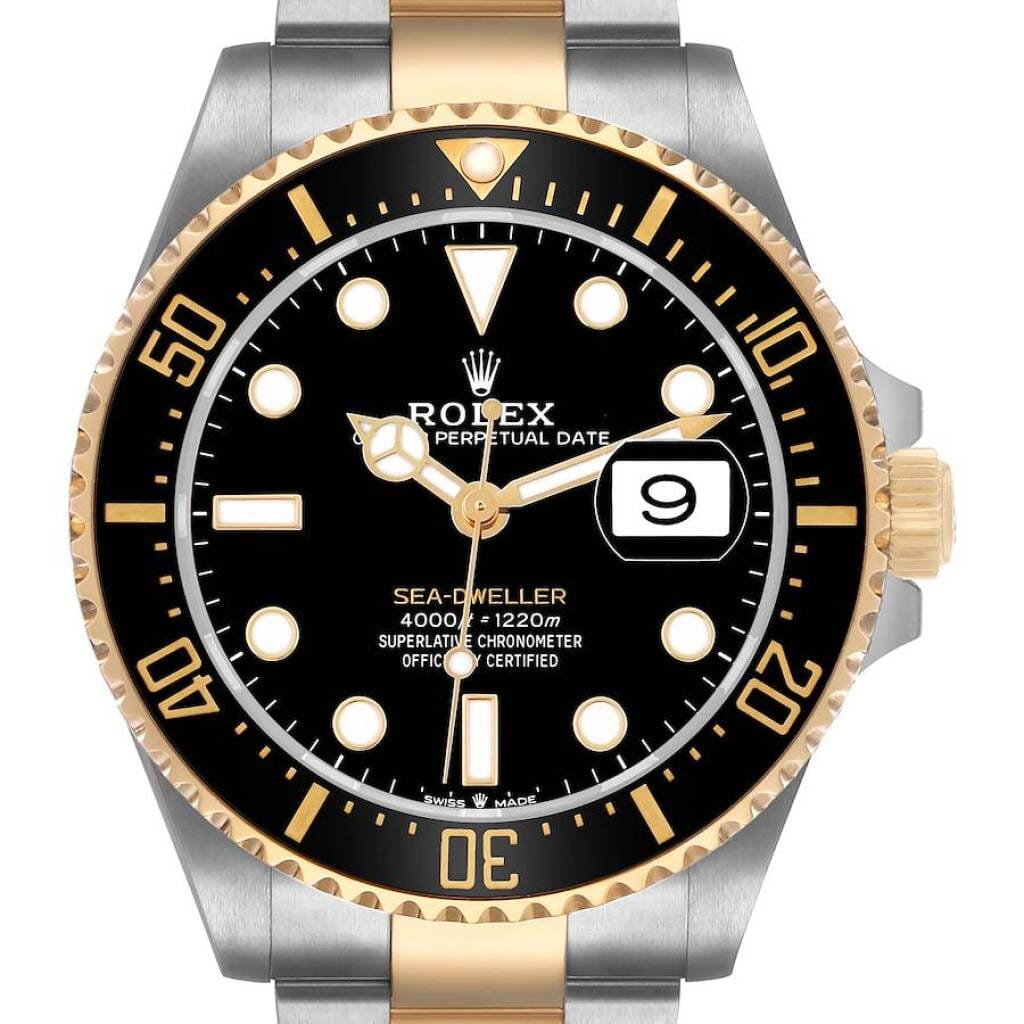 Sea-Dweller (Reference 126603). A 43mm yellow gold stainless steel automatic wristwatch with date. 2022