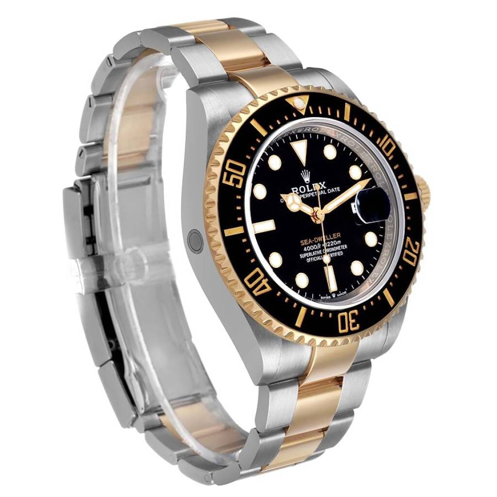 Sea-Dweller (Reference 126603). A 43mm yellow gold stainless steel automatic wristwatch with date. 2022