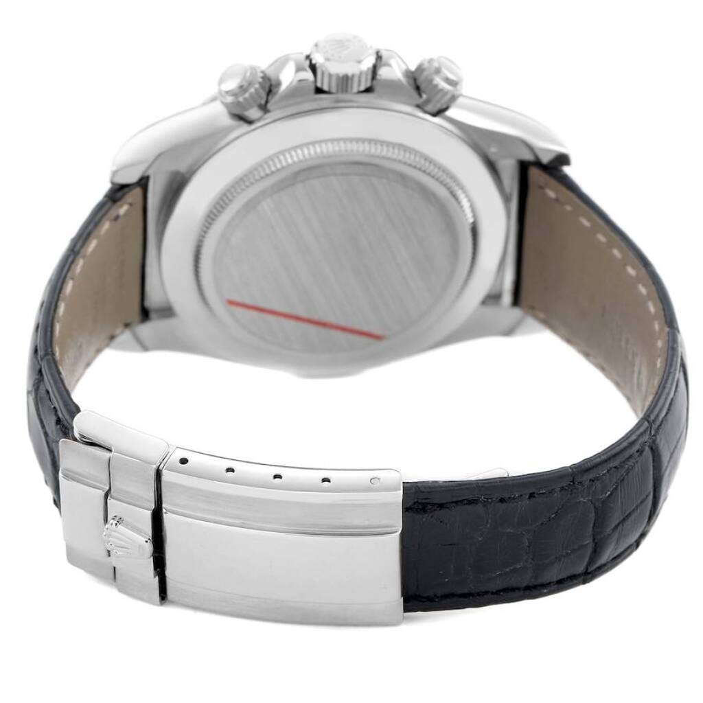 Cosmograph Daytona (Reference 16519). A 40mm white gold automatic wristwatch with chronograph. 1999-2000