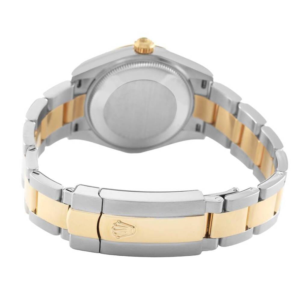 Datejust (Reference 278273). A 31mm yellow gold stainless steel diamond-set automatic wristwatch with date. 2020