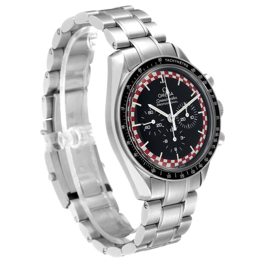 Speedmaster 'Tin Tin' (Reference 311.30.42.30.01.004). A 42mm stainless steel manual wind wristwatch with chronograph.